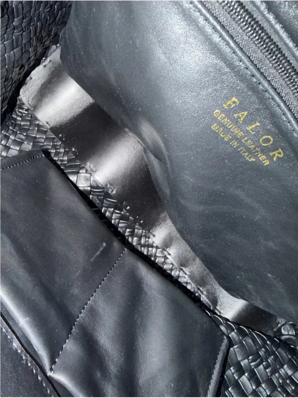 New with tags Falor Italian Leather Tote! - Picture 5 of 8